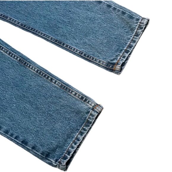 Vintage Jordache Frida Kahlo High Rise Mom Jeans Blue Artist Artsy Painter Sz 28 - Picture 7 of 14